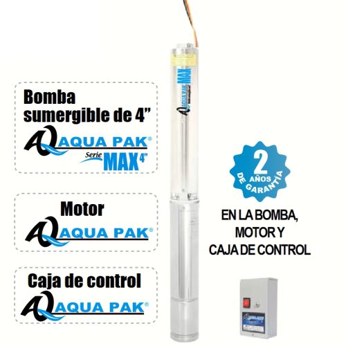 MOTOBOMBAS SUMERGIBLES DE 4” (MODELOS DE MAYOR CARGA)